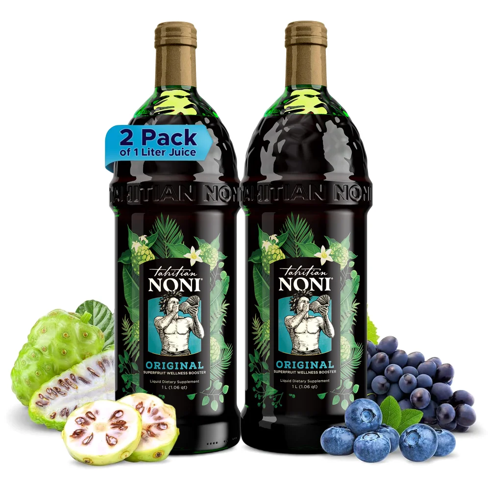 2 litre bottles of Tahitian Noni noni juice